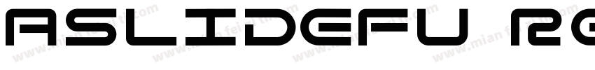 Aslidefu regular字体转换